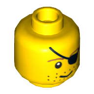 Lego hlava, žlutá (4544067)